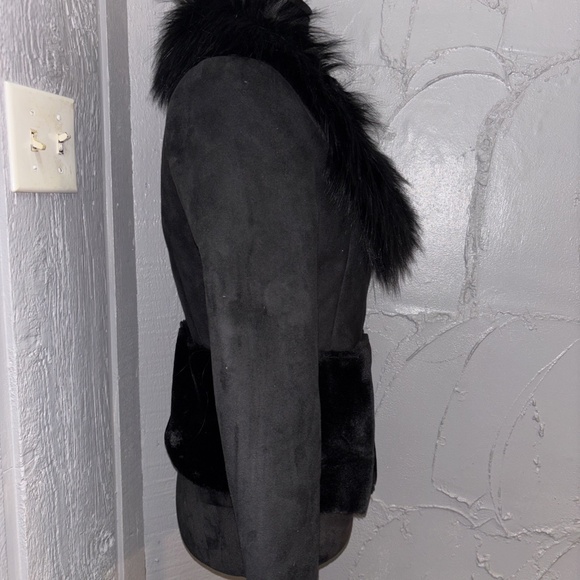 Pamela Dennis faux Fur jacket short coat Size M - Picture 3 of 8